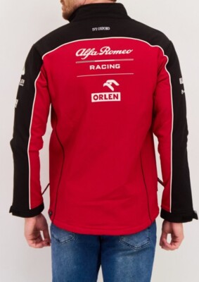 Alfa Romeo Racing F1 2023 Team Full Zip Softshell Jacket Black