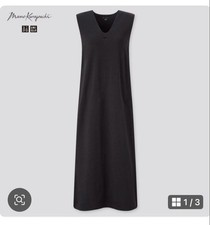 UNIQLO x Mame Kurogouchi Sleeveless Cotton Dress Black S New & Unused
