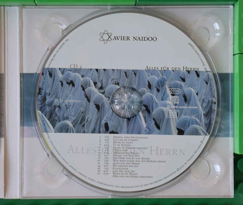 Xavier Naidoo - Zwischenspiel - Alles für den Herrn - Naidoo Records - Doppel-CD - Bild 3 von 4