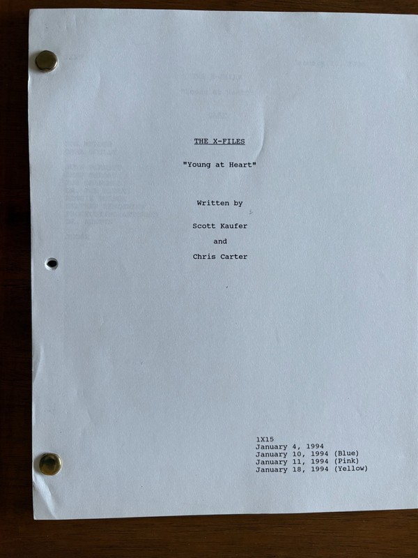 The X Files: "Young at Heart" Script