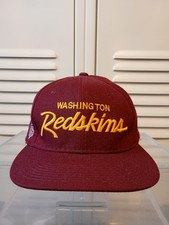 Vintage Washington Redskins NFL Sports Specialties Script Wool Snapback Bargain!