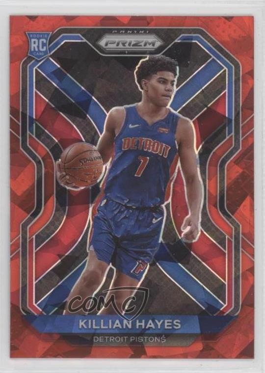 2020-21 Panini Prizm Red Ice Prizm Killian Hayes #270 2l4