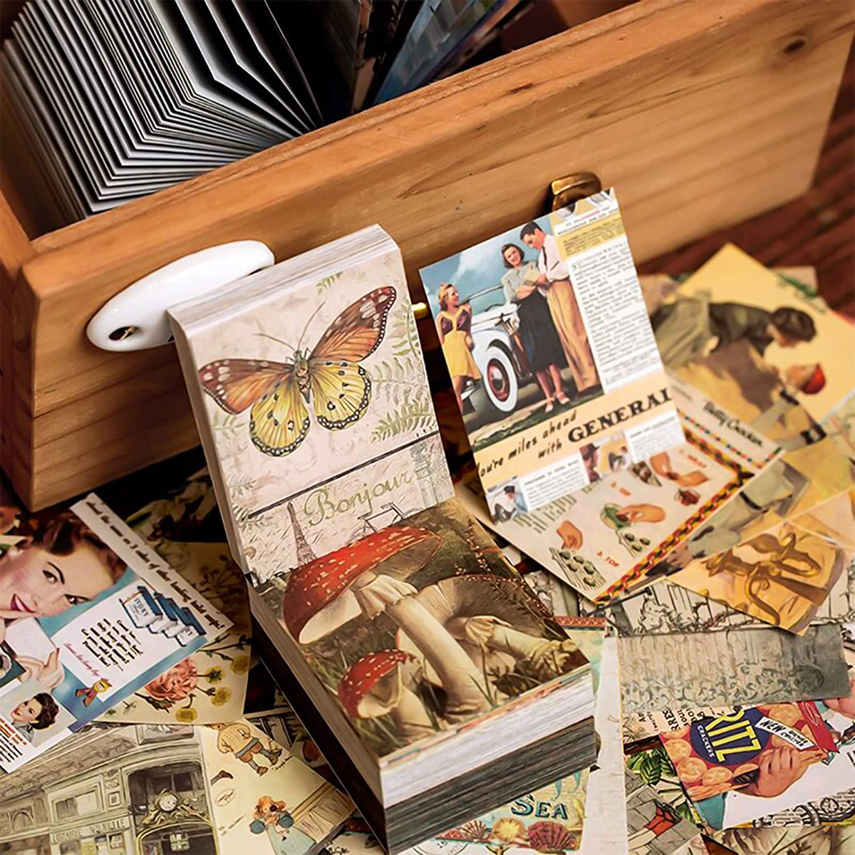 400Pcs Junk Journal Vintage DIY Material Paper Journaling Supplies