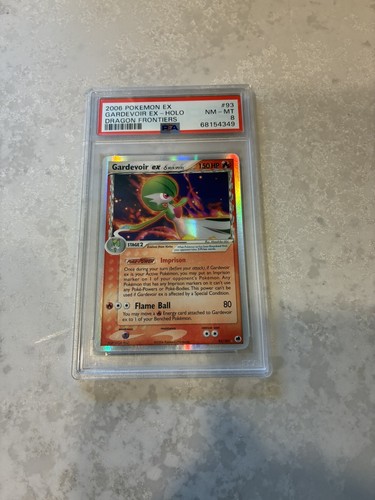 GARDEVOIR EX PSA 8 2006 POKEMON DRAGON FRONTIÈRES #93/101 HOLO 491 - Photo 1/2