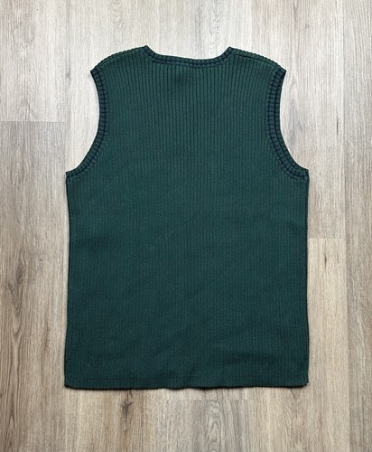 Boy’s Brand New Polo Ralph Lauren Vintage Pullover Sweater Vest Green Large - Picture 2 of 6