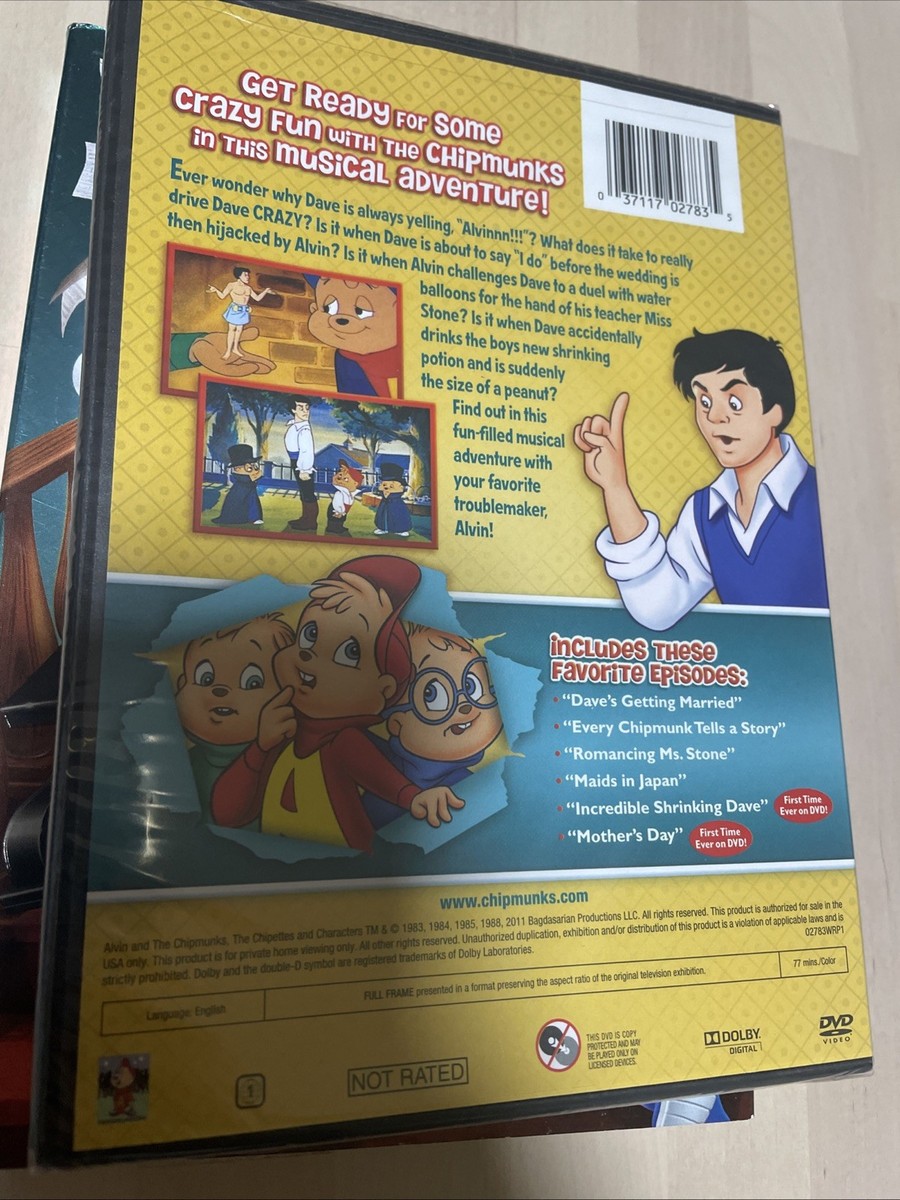 Alvin and the Chipmunks: Driving Dave Crazy (DVD, 2011) for sale