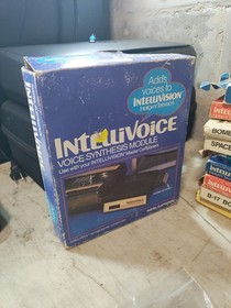 1982 Mattel Intellivision II Console 5872 UNTESTED with 27 Games And Voice Modul