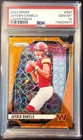 2024 Prizm Lazer Orange #347 Jayden Daniels Commanders RC Rookie PSA 10