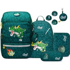 Schulranzen Set 6-teilig Ergonomische Ultraleichte Schultasche Mädchen Junge ...