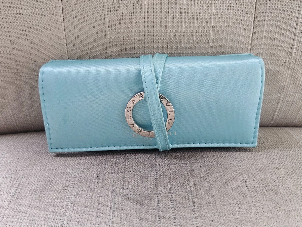BVLGARI シルバー ブルー ポーチ Bvlgari Satin Makeup Bags & Cases for sale | eBay