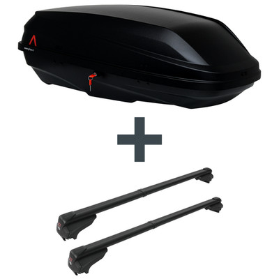 Dachbox G3 BiCube 300+ + Dachträger G3 Clop infinity für Citroen C5 Aircross A