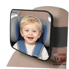 Car Mirror for Baby, Baby Car Mirror for Rear Facing Carseat Shatterproof