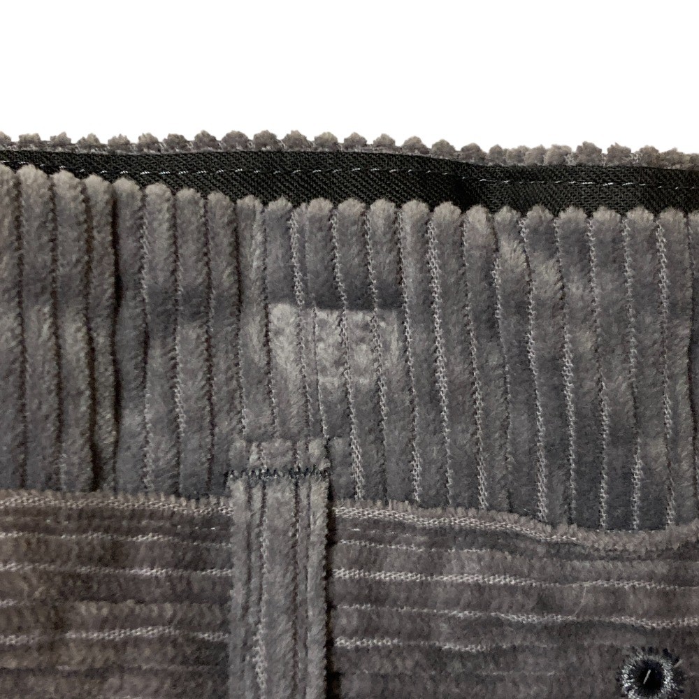 Pas de Calais Corduroy Wide Sarouel Pants, Size 36, Gray Women USED