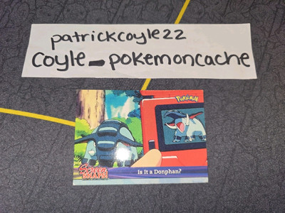 Is It a Donphan? Snap #08 Pokemon Topps Johto Series 1 Screen Snaps Card MP
