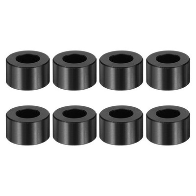 8 Stück M10 Aluminium Abstandshalter M10 IDx3/4'' ODx7/16'' Länge Schwarz