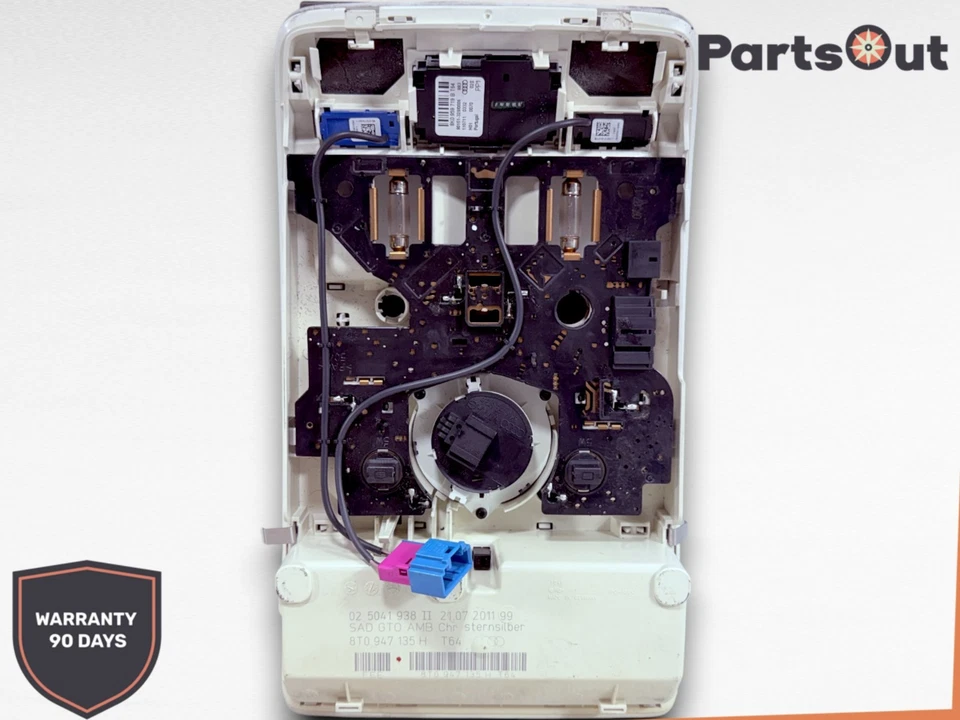 08-16 Audi A4 S4 Lámpara de luz domo interior superior delantera 8T0947135H OEM Foto 4 de 4