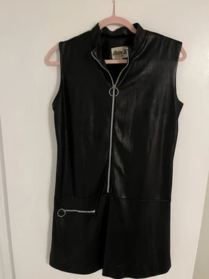 Act I New York Vintage 60s Mod Gogo Dress With Zipper Sz 11 - Photo 1/4