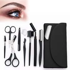 8-in-1 Eyebrow Grooming Kit   Professional Eyebrow Trimmer, Scissors, Tweezer...