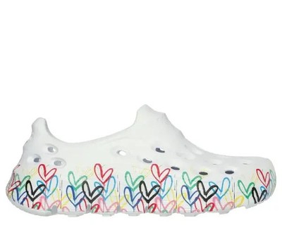 SKECHERS ARCH FIT GO FOAM HEART SLIPON SANDALS UNISEX WOMEN 11/9 MEN SHOES NEW