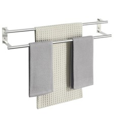 Alise Double Towel Bars for Bathroom, Wall Mount Towel Holder 32'' Towel Rack...
