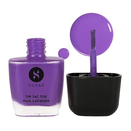 SUGAR Cosmetics Tip Tac Toe Nail Polish Classic | Long Lasting, 100% Chip Resis...