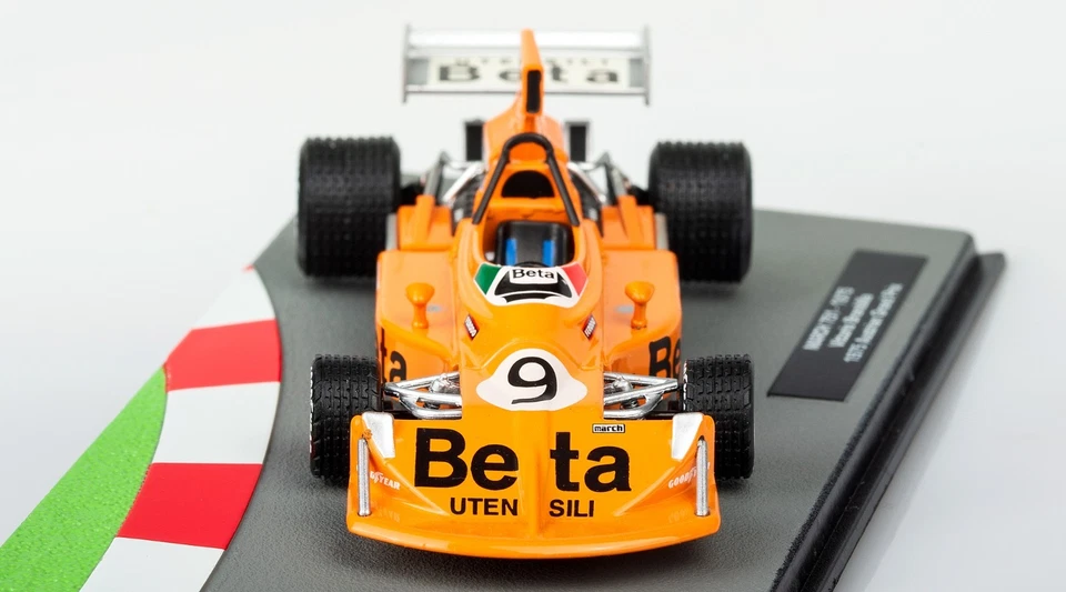 March 751 Vittorio Brambilla 1975 Modellino Formula1 Scala 1/43 Blister Nuovo #9 - Immagine 4 di 4