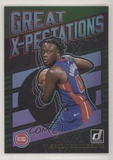 2019-20 Panini Donruss Great X-Pectations Green Flood Sekou Doumbouya #16 0y59