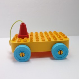 Lego Duplo Yellow Wagon Pull Along Large Car Base Vehicle Toddler Stem Toy