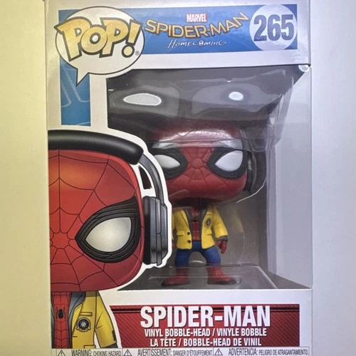 Funko Pop! Vinyl Marvel Spider-Man #265 Homecoming With Headphones Bobblehead