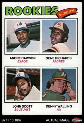 1977 Topps #473 Andre Dawson Rookie Outfielders 2 - GOOD