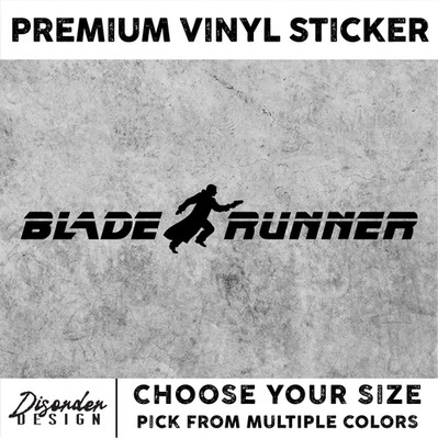 BLADE RUNNER [VINYL STICKER] SCI-FI UNICORN CAR TRUCK WINDOW LAPTOP TUMBLER