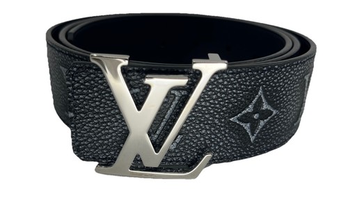 New Authentic Louis Vuitton Abloh  Reversible Monogram Empreinte Belt 100/34/L