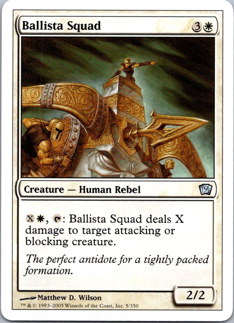 Ballista Squad U 9ED #5 NM MTG Magic