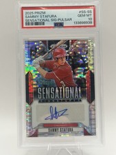 2025 Panini Prizm * Pulsar /199 * Sammy Stafura PSA 10 Refractor Pop 1 Auto