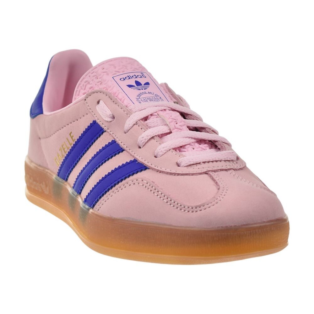 Adidas Gazelle Indoor Women's Shoes Clear Pink/Lucid Blue ji1371