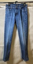 7 For All Mankind Womens Dark Blue Bootcut Jeans Size 30