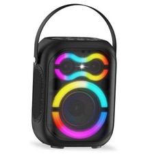 Portable Bluetooth Speakers 80W Big Powerful Wireless 11.8" 9.1" 7.7" Black