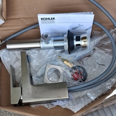 Kohler Honesty Bathroom Sink Faucet Single-Hole Lever Brushed Nickel 99760-4N-BN