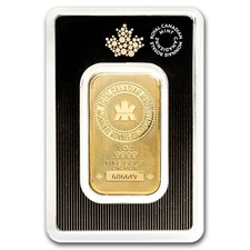 1 oz Gold Bar Royal Canadian Mint RCM .9999 Fine Gold Sealed in Assay 4442.30 per troy oz