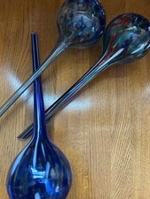 Large Glass Watering Globes Automatic Self Water Bulbs Set OF 3 