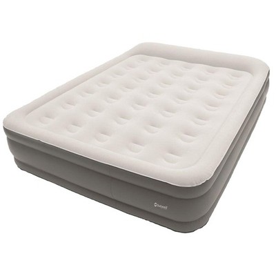 OUTWELL DOPPEL LUFTBETT FLOCK SUPERIOR & EINGEBAUTE PUMPE CAMPING LUXUS GÄSTEBETT
