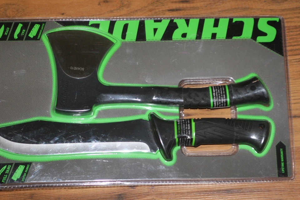 Schrade Machete 和斧头组合 - 全新 - 终身保修 — 第 2/4 张图片