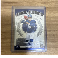 Panini 2025 Donruss Optic Rookie Recruits Jaxson Dart Giants NFL Card #2