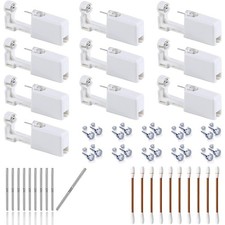 Self Ear Piercing Kit - 10 Pack Disposable Gun with Sterling Silver Ear Sticks a