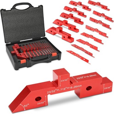 Table Setup Blocks for Woodworking, 14Pcs Aluminum Alloy Precision Set up Bars,