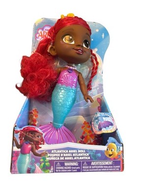 Disney Junior Ariel Color Changing  10'' Doll Toy | New | Fast Shipping Tiara