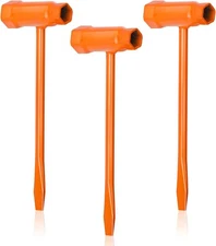 3 Pcs Chainsaw Wrench 13 by 19 mm Scrench Tool Spark Plug Orange 