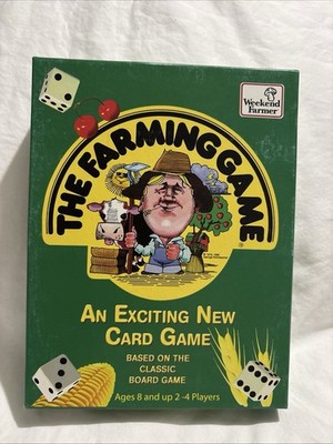 The Farming Game: Card Version Based On The Classic Board Game Ages 8+ NEW 2008