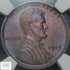 1912 MATTE PROOF Lincoln Wheat Copper Cent 1C NGC PF PR Details (TONED!!)