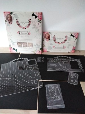 Scarlett Rose Crafts Easy Mat multifunktionale Bastelplatte inkl. Diamantspuren 